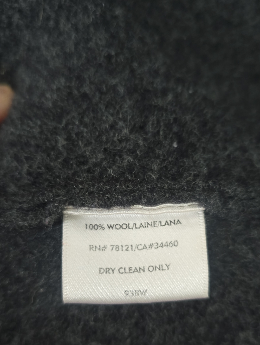 EILEEN FISHER Boiled Wool Full-Zip Stand Collar Long Coat Cardigan Jacket Gray - Picture 13 of 13